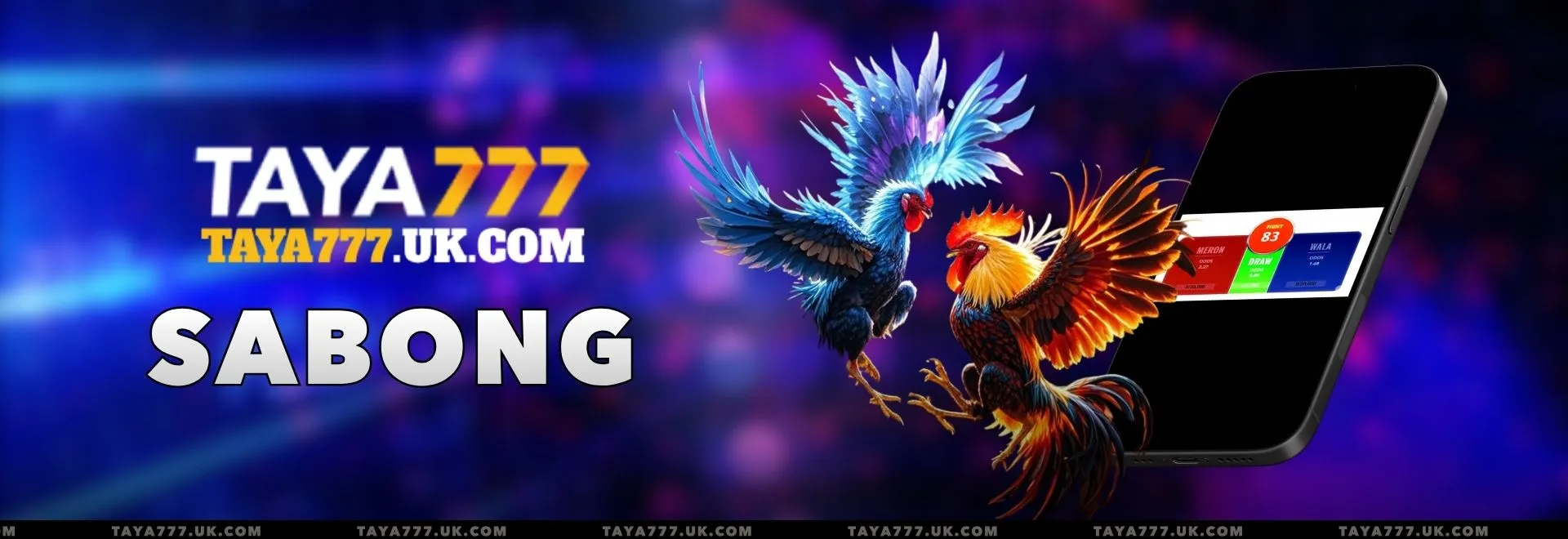 Banner TAYA777 Sabong