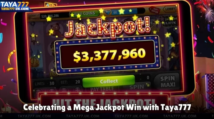 Celebrating a Mega Jackpot Win with Taya777