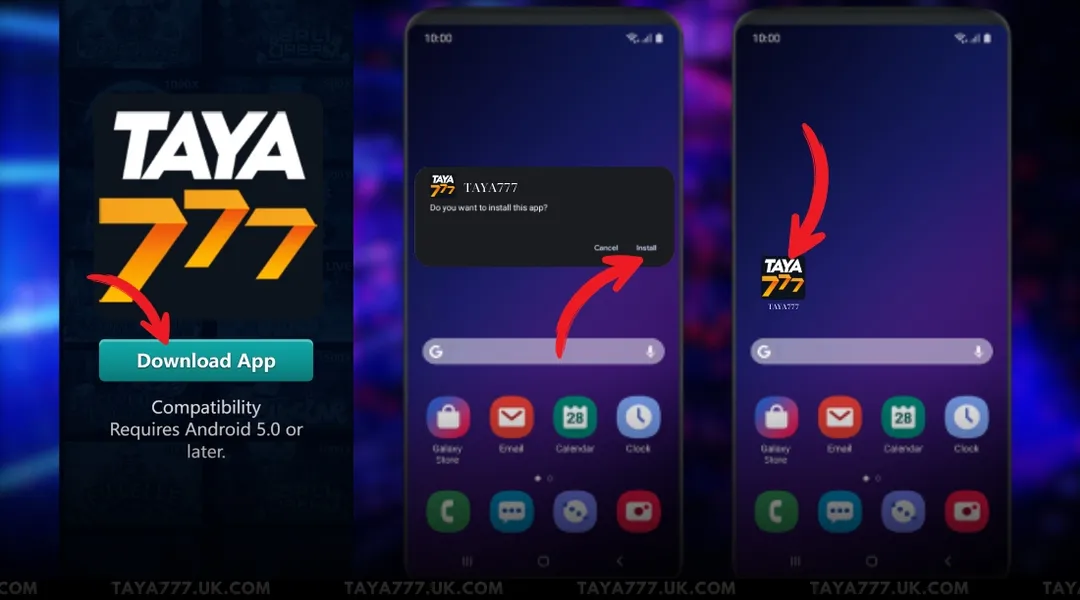 Install Taya777 App Android